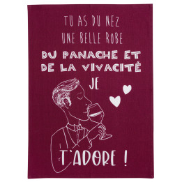 Geschirrtuch Panache Bordeaux 70 X 50