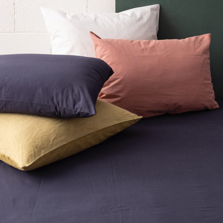 Drap housse Calita Marine 140x190 bonnet 30 cm