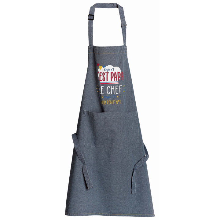 Keukenschort Peps Chef Papa Jeans 72 X 90