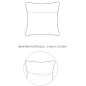 Kissen Tana Cendre 40 X 65