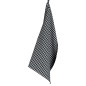 Recyceltes Geschirrtuch Billie Noir/Gris 50 X 70