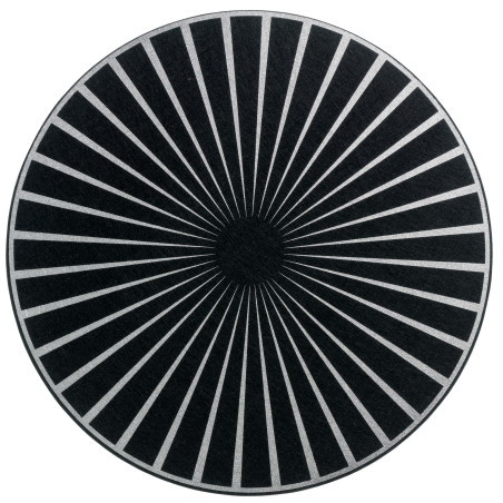 Filz-Tischset Raini Noir/Argent Diameter 40