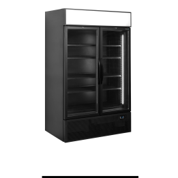 Vitrine réfrigérée noire FSC1200H BLACK