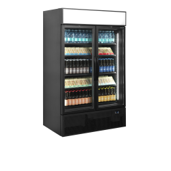 Vitrine réfrigérée noire FSC1200H BLACK
