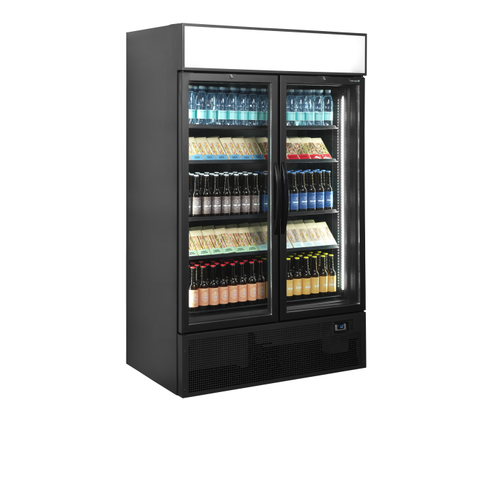 Vitrine réfrigérée noire FSC1200H BLACK