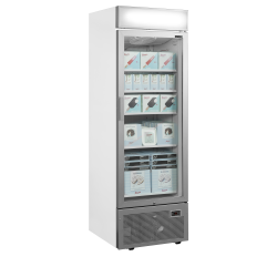 Congélateurs verticaux de vitrine UFSC1450GCP NF Silver