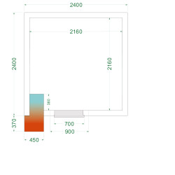 Chambre froide négative CRNF2424