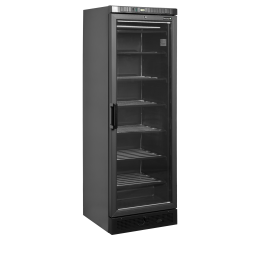 Congélateur vitré noir UFSC371G Black