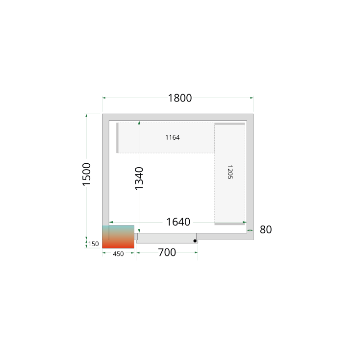 CRPF1815 Shelf Rack System Kit