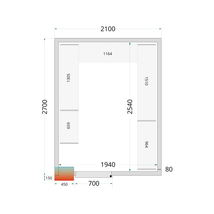 CRPF2127 Shelf Rack System Kit