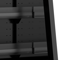 Vitrine réfrigérée pour supermarché Galaxy+ GPL26FGD Black