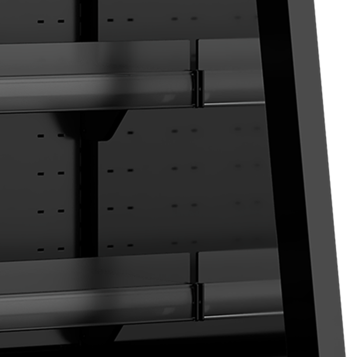 Vitrine réfrigérée pour supermarché Galaxy+ GPL26FGD Black