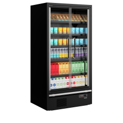 Vitrine réfrigérée pour supermarché Galaxy+ GP10FGD Maxi Black