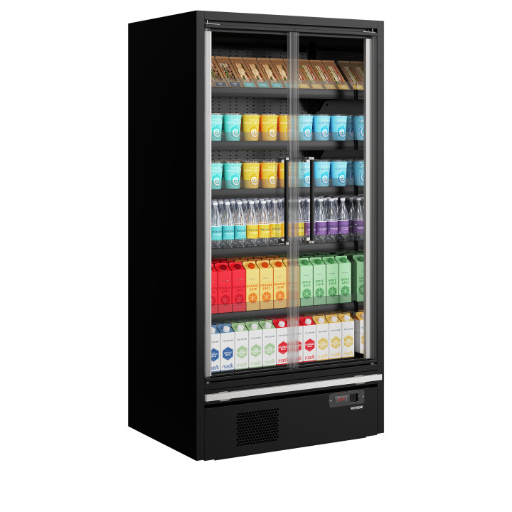 Vitrine réfrigérée pour supermarché Galaxy+ GP10FGD Maxi Black