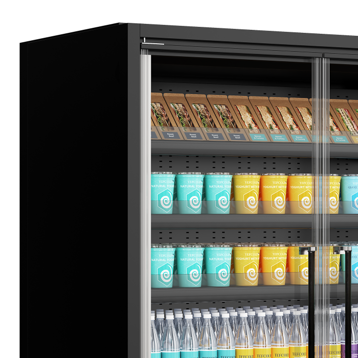 Vitrine réfrigérée pour supermarché Galaxy+ GP20FGD Maxi Black