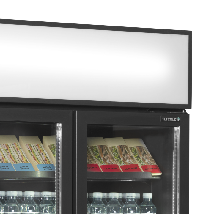 Vitrine réfrigérée noire FSC891H Black