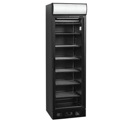 Congélateur vitré noir UFSC371GCP Black