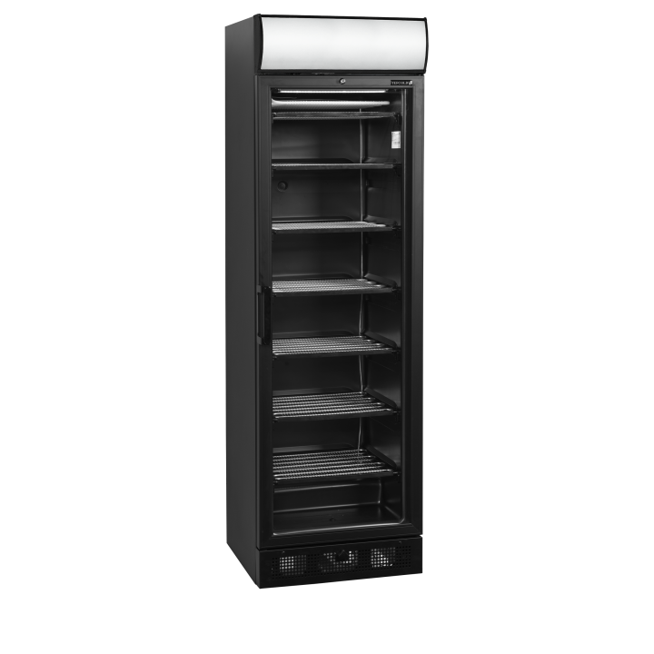 Congélateur vitré noir UFSC371GCP Black
