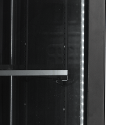 Vitrine réfrigérée noire SCU1425H