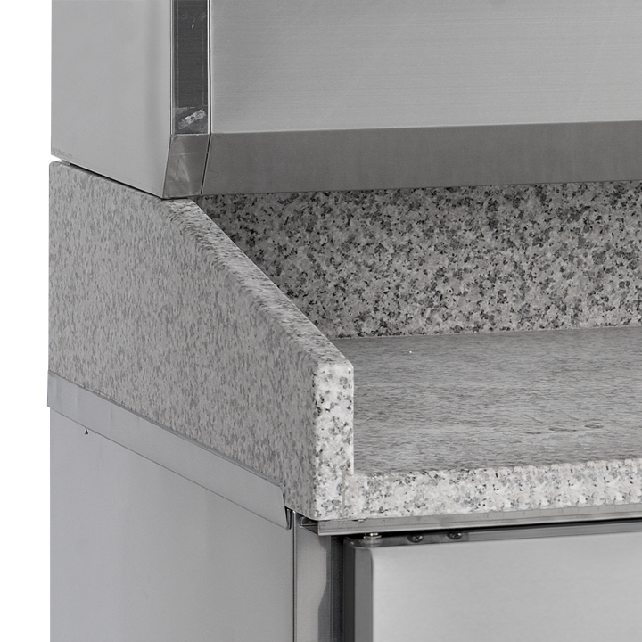 Table à pizza avec module pour garniture PT1310 + GVC38-200