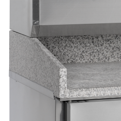 Table à pizza avec module pour garniture PT1300 + GVC38-200