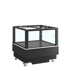 Réfrigérateur/congélateur noir pour achats impulsifs EIB-D1010-B1