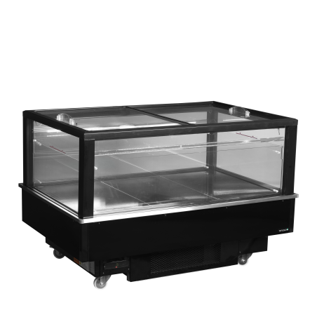 Réfrigérateur/congélateur noir pour achats impulsifs EIB-D1015-B1