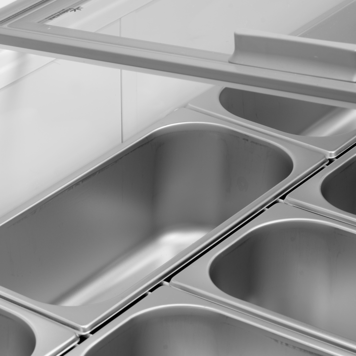 Vitrine pour glace en bac UDRS10