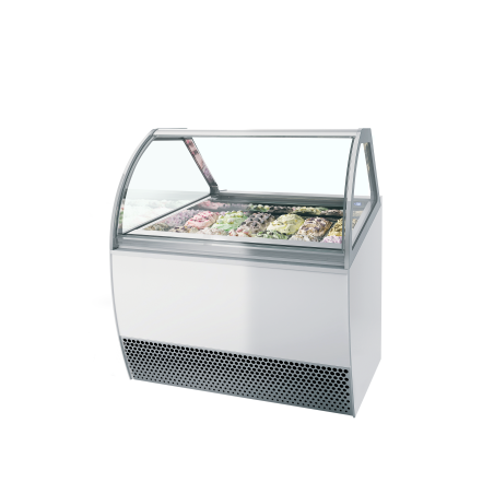 Vitrine ventilée pour glace en bac MILLENNIUM LX12 - ISA
