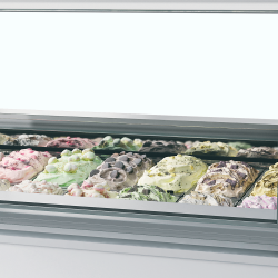 Vitrine ventilée pour glace en bac MILLENNIUM LX16 - ISA
