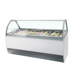 Vitrine ventilée pour glace en bac MILLENNIUM LX24 - ISA