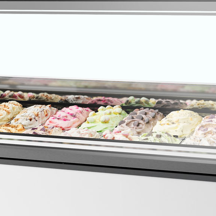 Vitrine ventilée pour glace en bac MILLENNIUM ST18 - ISA