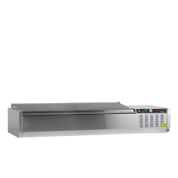 Vitrine réfrigérée GN1/4 GVC33-140 S/S