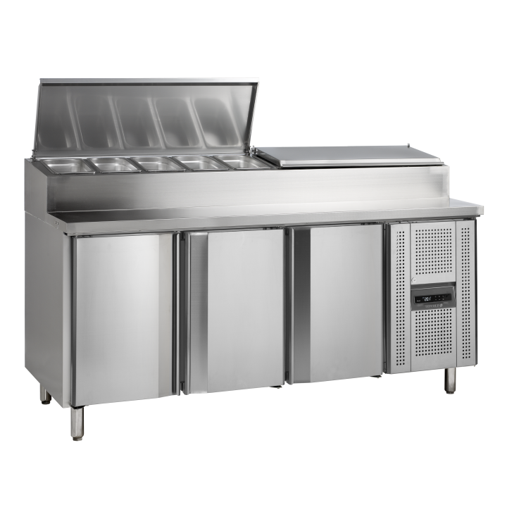 Comptoir de préparation de sandwich GN1/1 SS7300