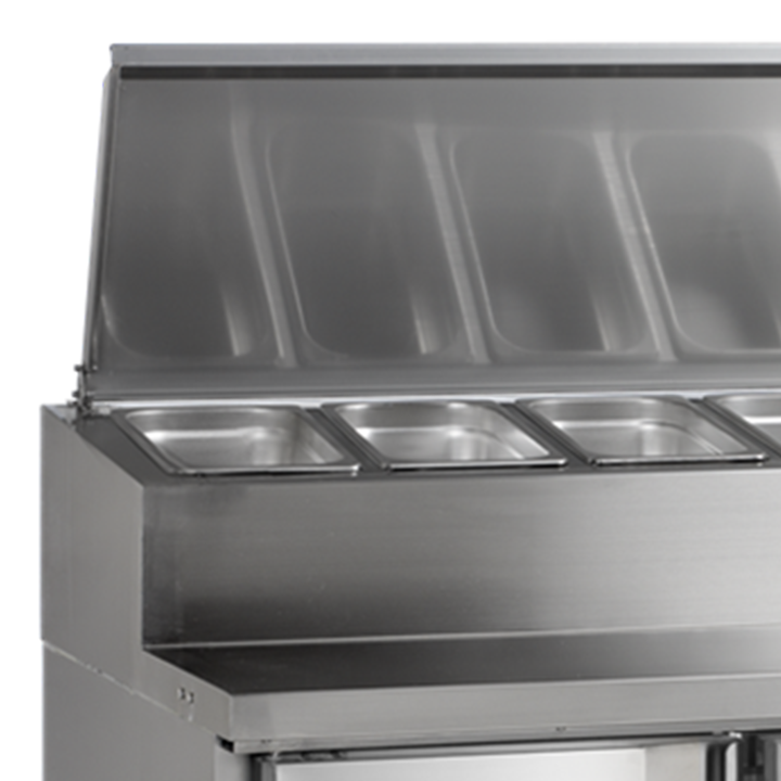 Comptoir de préparation de sandwich GN1/1 SS7200