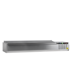 Vitrine réfrigérée GN1/4 GVC33-180 S/S