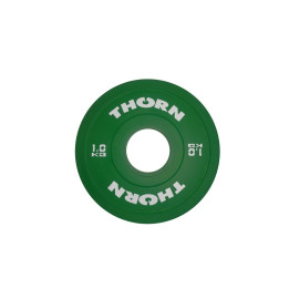 Disque Bumper Plate 1 KG | THORN+FIT EQUIPMENT — Vert · Taille TU