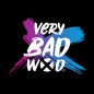 Baseball T-shirt unisexe noir et blanc BRUSH Original | VERY BAD WOD — Noir · Taille L