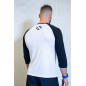 Baseball T-shirt unisexe noir et blanc BRUSH Original | VERY BAD WOD — Noir · Taille L