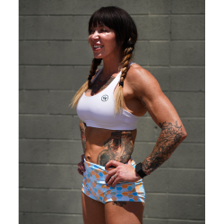 Short femme multicolore HONEYCOMB| SAVAGE BARBELL — Multicolor · Taille M