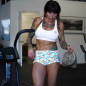 Short femme multicolore HONEYCOMB| SAVAGE BARBELL — Multicolor · Taille M
