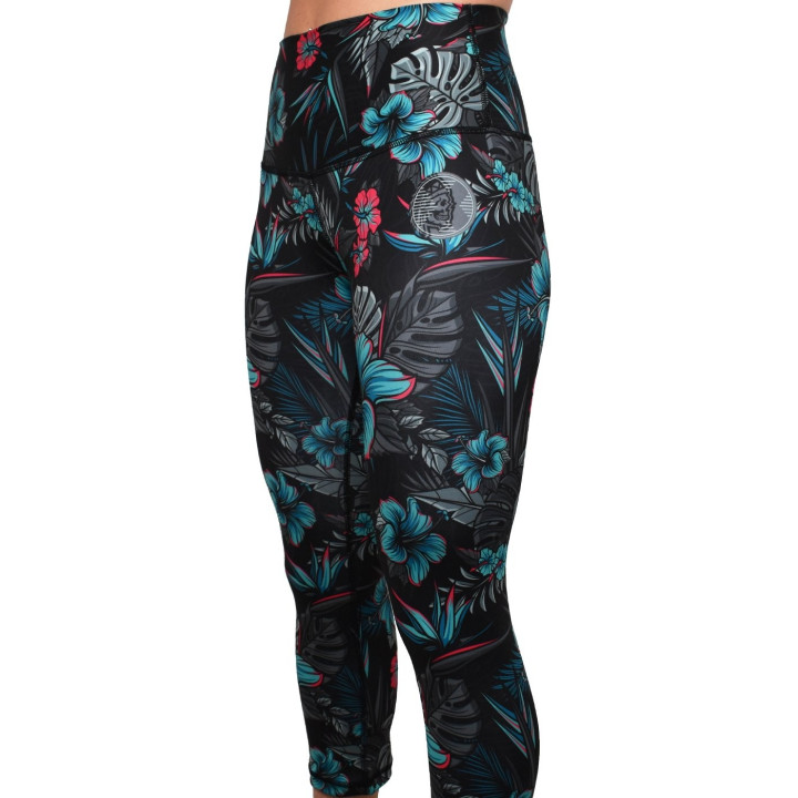 Legging 3/4 taille mi haute femme S-BISCUS multicolor| PROJECT X — Multicolor · Taille XS
