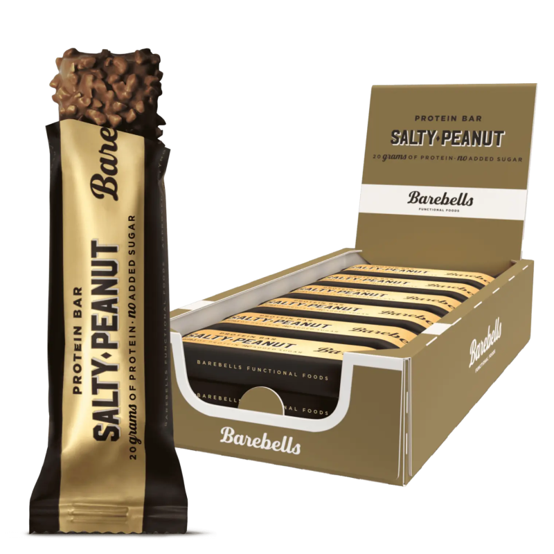 Pack de 12 Barres protéinées CACAHUÈTES SALÉES | BAREBELLS — 12 x 55 Gr · Taille TU Pack de 12 Barres protéinées CACAHUÈTES SALÉES | BAREBELLS — 12 x 55 Gr · Taille TU