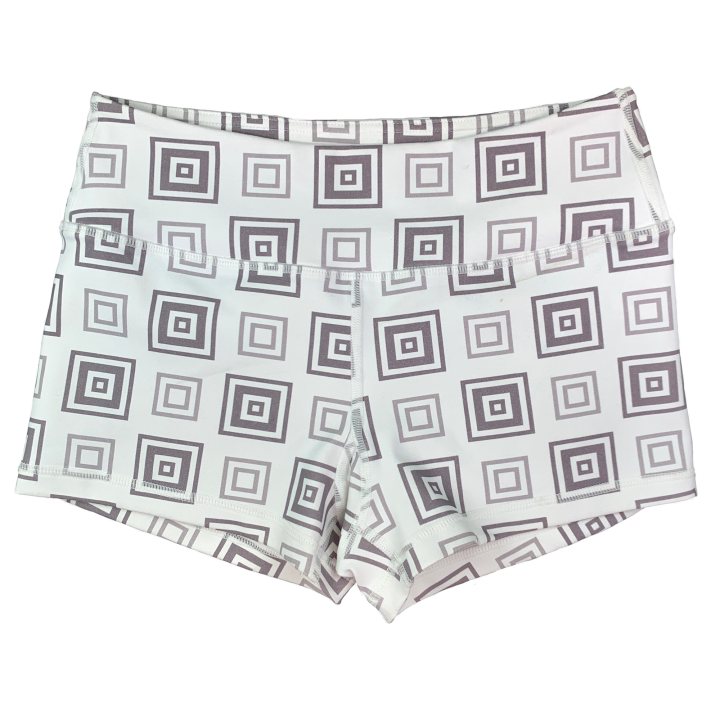 Short femme blanc BOX SQUAT| SAVAGE BARBELL — Blanc · Taille L