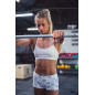 Short femme blanc BOX SQUAT| SAVAGE BARBELL — Blanc · Taille L Short femme blanc BOX SQUAT| SAVAGE BARBELL — Blanc · Taille L