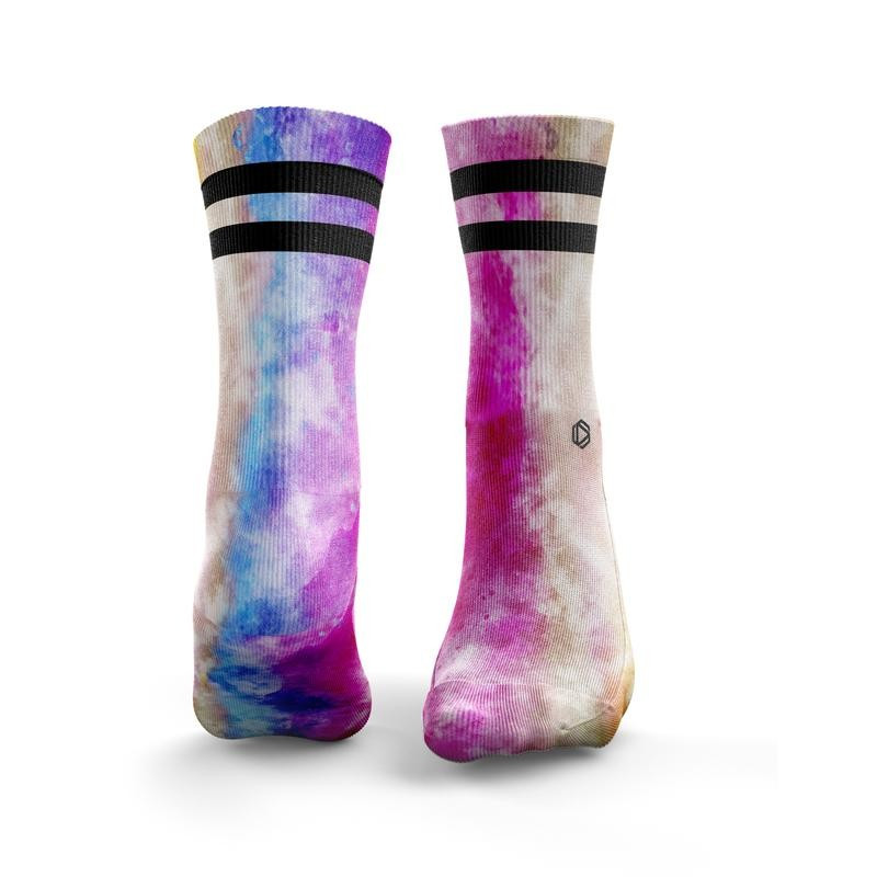 Chaussettes multicolores TIE DYE 2 STRIPES rainbow streak| HEXXEE SOCKS — Multicolor · Taille M (40-43) Chaussettes multicolores TIE DYE 2 STRIPES rainbow streak| HEXXEE SOCKS — Multicolor · Taille M (40-43)