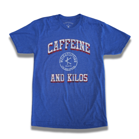 T-shirt Homme bleu AUTHENTIC TEE | CAFFEINE and KILOS — Bleu · Taille S