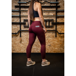Legging femme Oly rouge profond - Barbell Regiment — Rouge · Taille L