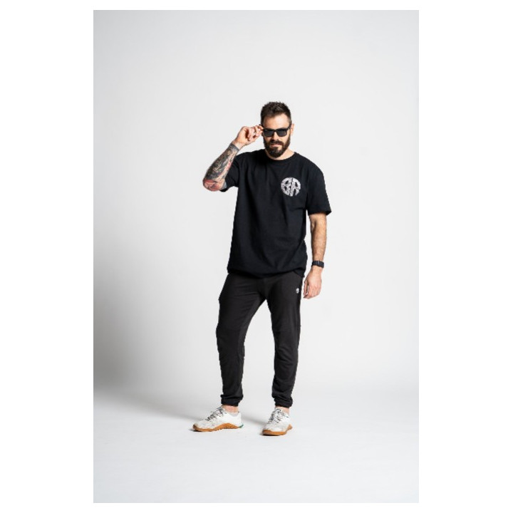 T-Shirt noir GYM RATS Heavy Oversized T | BARBELL REGIMENT — Noir · Taille XL