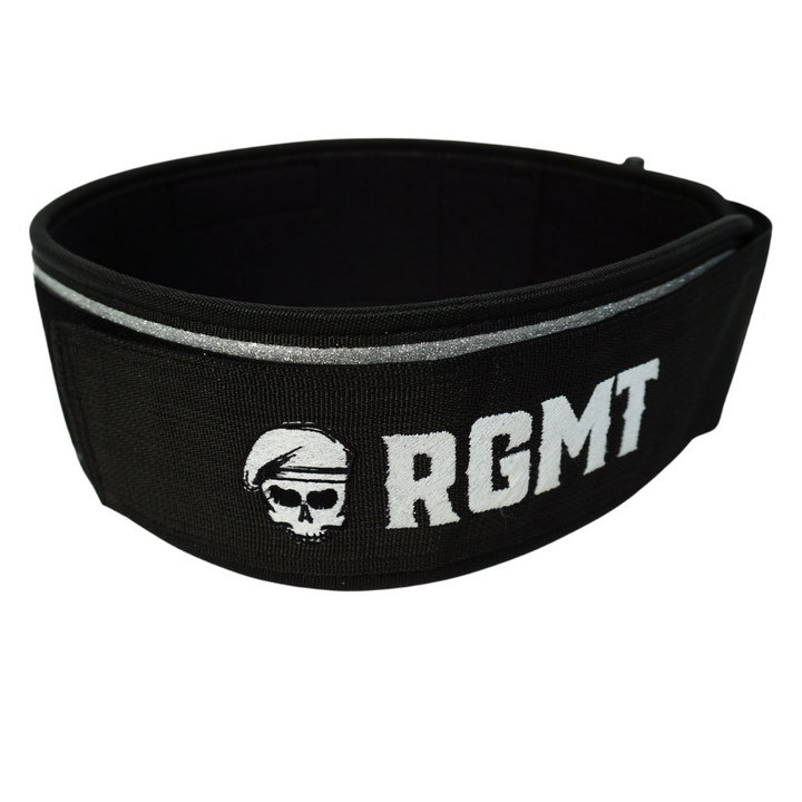 Ceinture haltérophilie grise Diams - Barbell Regiment — Blanc · Taille XS